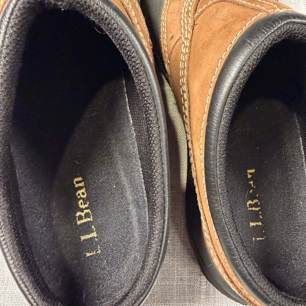 L.L.Bean Men’s Sz 10.5 Storm Chaser Shoes Slip-On Waterproof Rubber Moc Clogs - Picture 6 of 9